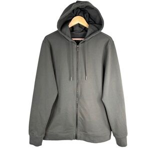 Cuts Clothing Hyperloop Full Zip Hoodie Men L Olive Green Performance Athleisure